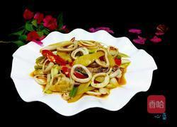 姜葱爆鱿鱼筒的做法图解12