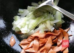 黄瓜火腿的做法图解3