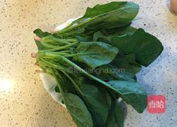 锅塌菠菜的做法图解1