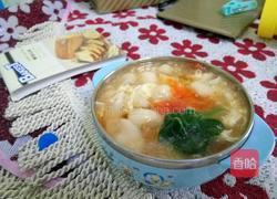 番茄鸡蛋贝壳羹的做法图解7