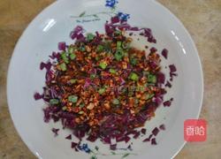 花生紫甘蓝煎饼的做法图解8