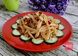 炝炒萝卜丝的做法图解9