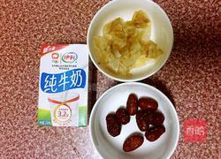 红枣牛奶炖花胶的做法图解2