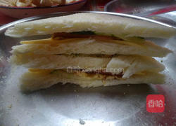 芝士三明治的做法图解3