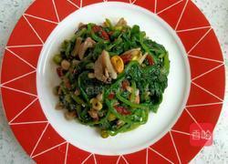 八宝菠菜的做法图解7