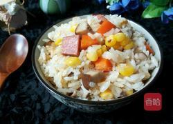 香菇焖饭的做法图解11