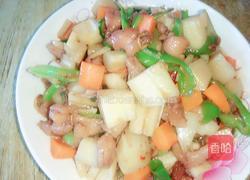 鸡肉炒藕丁的做法图解8