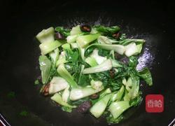 香菇油菜的做法图解5