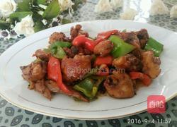 青椒炒鸡的做法图解9
