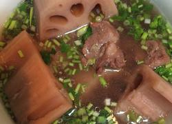 高压锅莲藕排骨汤