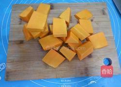 南瓜红枣发糕的做法图解1