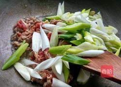 大葱炒羊肉的做法图解4