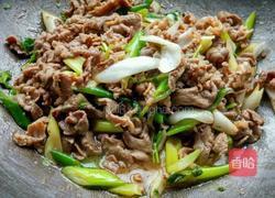 大葱炒羊肉的做法图解6