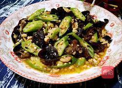 蒜蓉肉末烧秋葵木耳的做法图解15