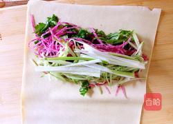 豆皮蔬菜卷的做法图解4