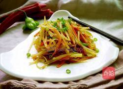 胡萝卜丝炒土豆丝的做法图解13