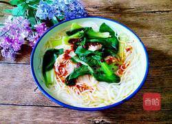 青菜面的做法图解4
