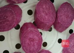 紫薯莲蓉月饼的做法图解1