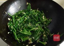 蒜炒油麦菜的做法图解4