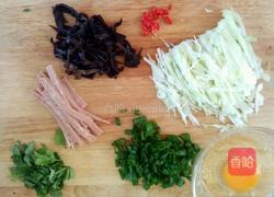 包菜木耳疙瘩汤的做法图解3