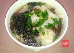 紫菜虾皮猪肉火腿云吞的做法图解8