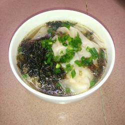紫菜虾皮猪肉火腿云吞的做法[图]