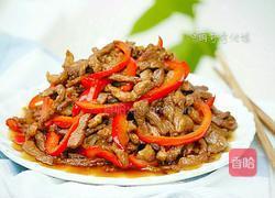 红椒炒肉(甜椒肉丝)的做法图解9