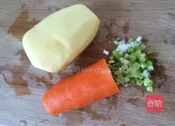Illustration of how to make carrot and potato cakes 2