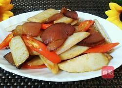 腊肉炒老芋头的做法图解15