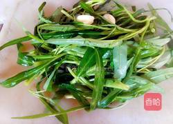 蒜拌空心菜的做法图解2