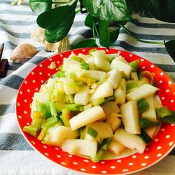 青椒炒山药的做法[图]