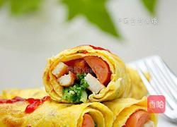 早餐鸡蛋卷饼的做法图解1