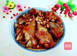花生炖猪蹄的做法图解8