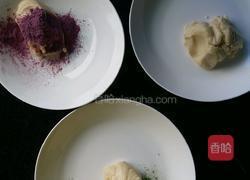 三色蛋黄酥的做法图解10