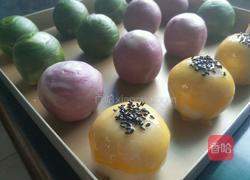 三色蛋黄酥的做法图解30