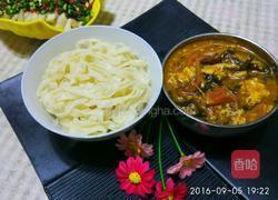 打卤手擀面的做法图解17