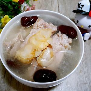 西洋参红枣炖排骨