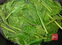 麻酱拌菠菜的做法图解2
