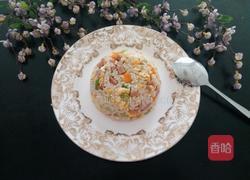 鸡蛋火腿炒饭的做法图解7