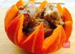 南瓜蒸排骨的做法图解6