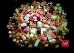 火腿玉米的做法图解3