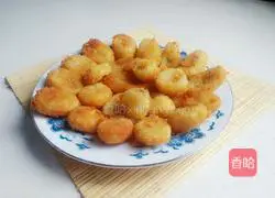 Illustration of how to make golden banana (bread crumb version) 11