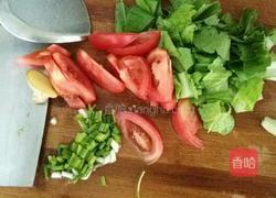 青菜番茄鸡蛋面的做法图解3