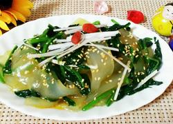 红油菠菜粉皮