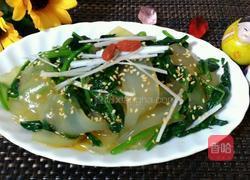 红油菠菜粉皮的做法图解14