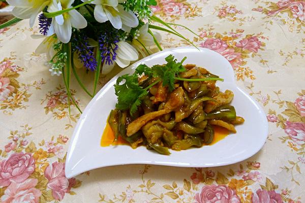 肉丝扒茄子