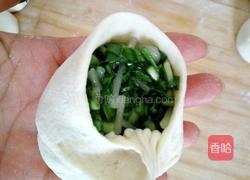 韭菜粉条包子的做法图解14