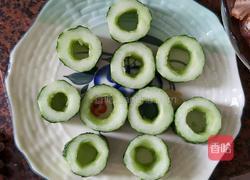 凤尾青瓜酿的做法图解5