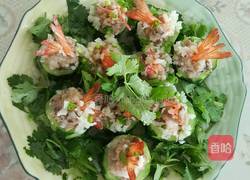 凤尾青瓜酿的做法图解8