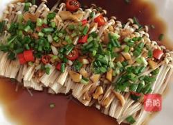 蒜香金针菇（微波炉）的做法图解5